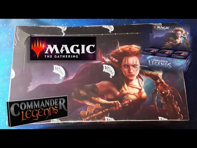 Commander Legends : ouverture d'une boîte de 24 Boosters - cartes magic the gathering - mtg