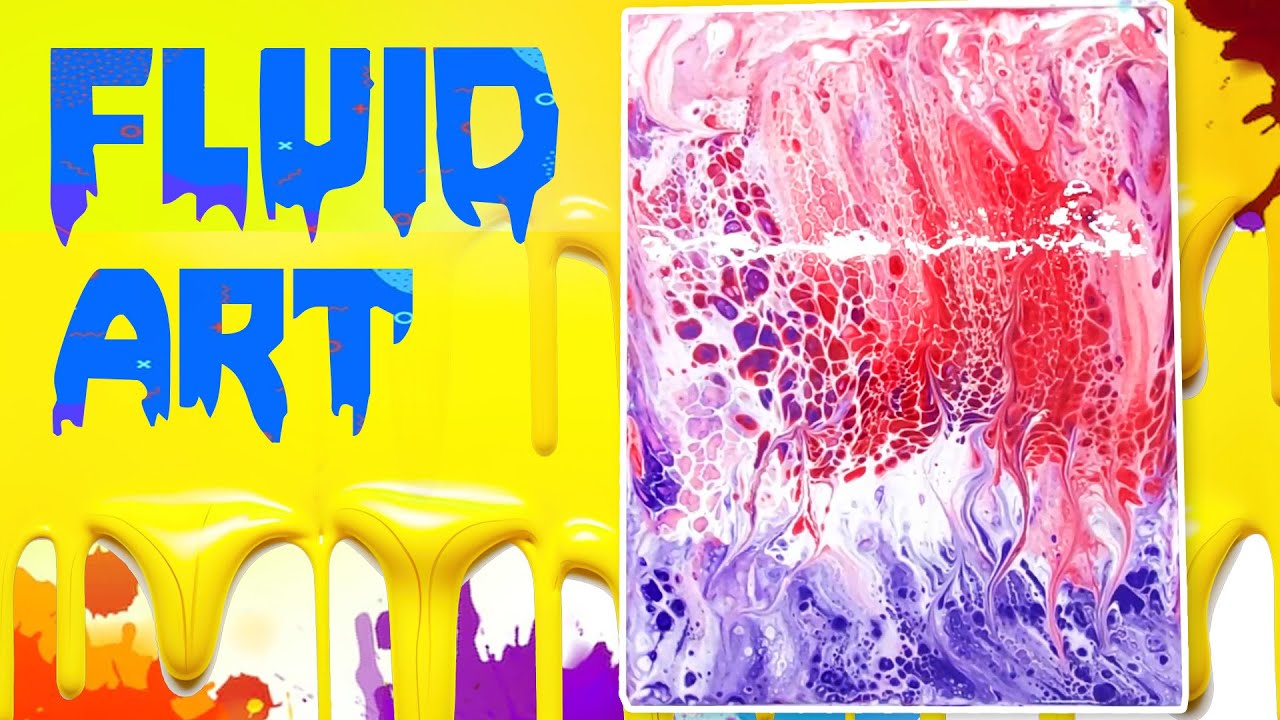 Trying Fluid Art For The First Time 😱 - YouTube