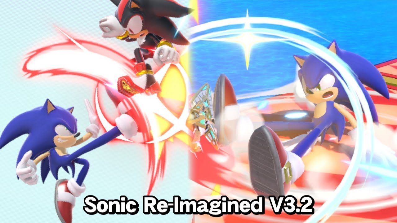 Обновление 3.2 набора движений Соника [SSBU] - Демонстрация мода