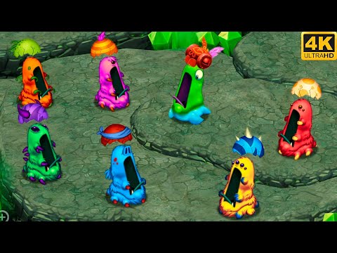Prismatic Yelmut - all versions (My Singing Monsters: Dawn Of Fire) 4k