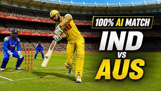 😱 The Craziest AI vs AI Match Ever! IND vs AUS | Cricket 26 screenshot 1