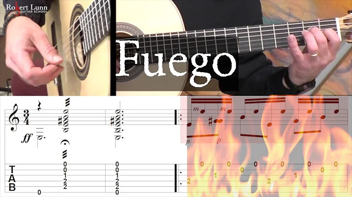 FUEGO - Full Tutorial with TAB - Classical Guitar ...