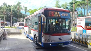 淡水客運紅36路 往新春街 捷運淡水站出站(KKA-9803)