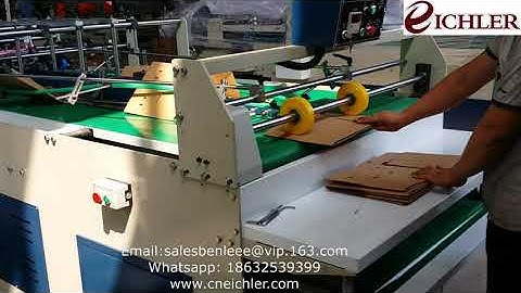 semi automatic folder gluer lock bottom four points