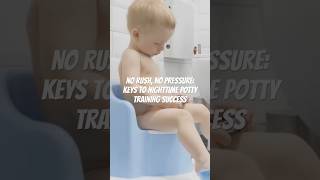 No Rush, No Pressure: Keys to Nighttime Potty Training Success