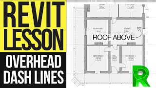 Dashed Overhead Elements in Floor Plan - Revit Tutorial
