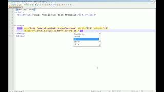 javascript resize thumbed image