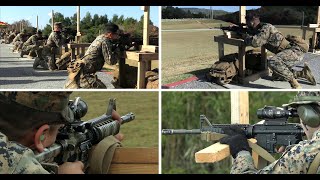 B-Roll: 2021 Marine Corps Marksmanship Competition Far East Division match Day