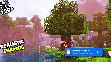 [Ultra Realistic] 🥶Shader For Minecraft Pe 1.20+||Rtx shaders for mcpe 1.20||shaders For Mcpe 1.20||