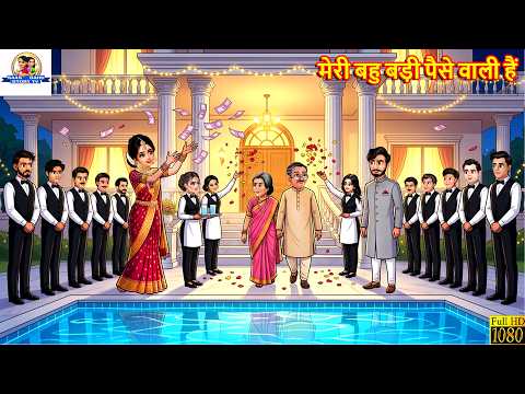 मेरी बहु बड़ी पैसे वाली हैं | Hindi Kahani | Hindi Cartoon | Moral Stories | Hindi Story |Kahaniya