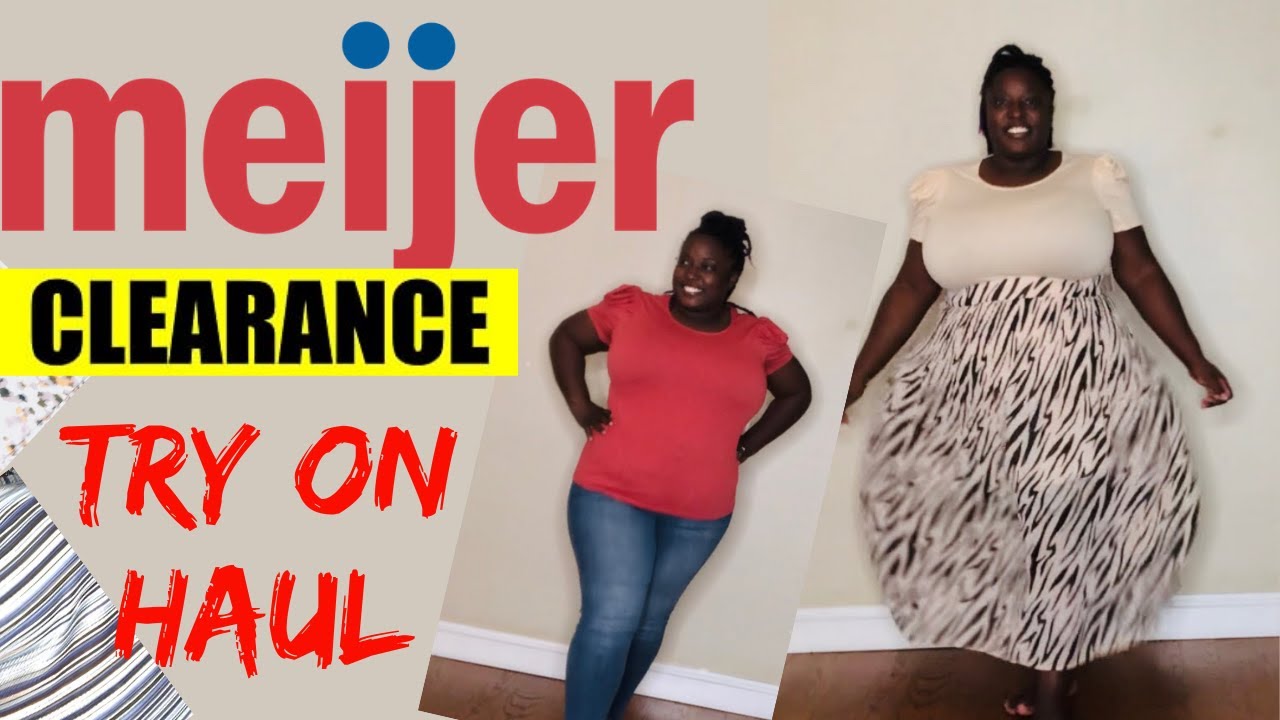 Meijer Clearance Try On Haul under $40