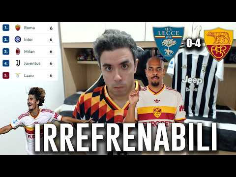Video Lecce Roma 0-4: questa squadra mi sta mettendo in enormi difficoltà..