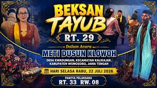 🔴BEKSAN TAYUB RT. 29 ACARA MERTI DUSUN KLOWOH 2026
