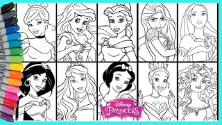 Colouring Disney Princesses Menggambar dan Mewarnai Gambar Putri Duyung