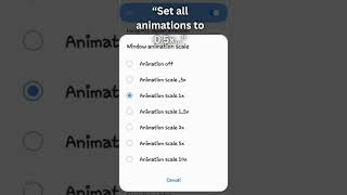 SECRET ANDROID SETTING😳 #android #speed #hack #tech #tips #tricks #mobile #viral #technology  #phone