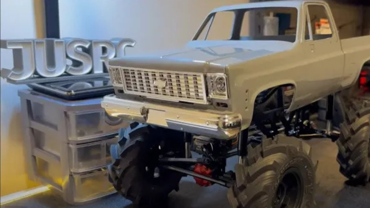 Распаковка комплекта кузова для радиоуправляемого Chevy K10 Scottsdale и грязевого грузовика, час...