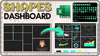 How to Create an Excel Dashboard Layout with Shapes