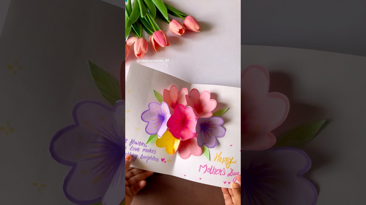 DIY Mother’s Day Pop-up Card Idea✨💕💌 