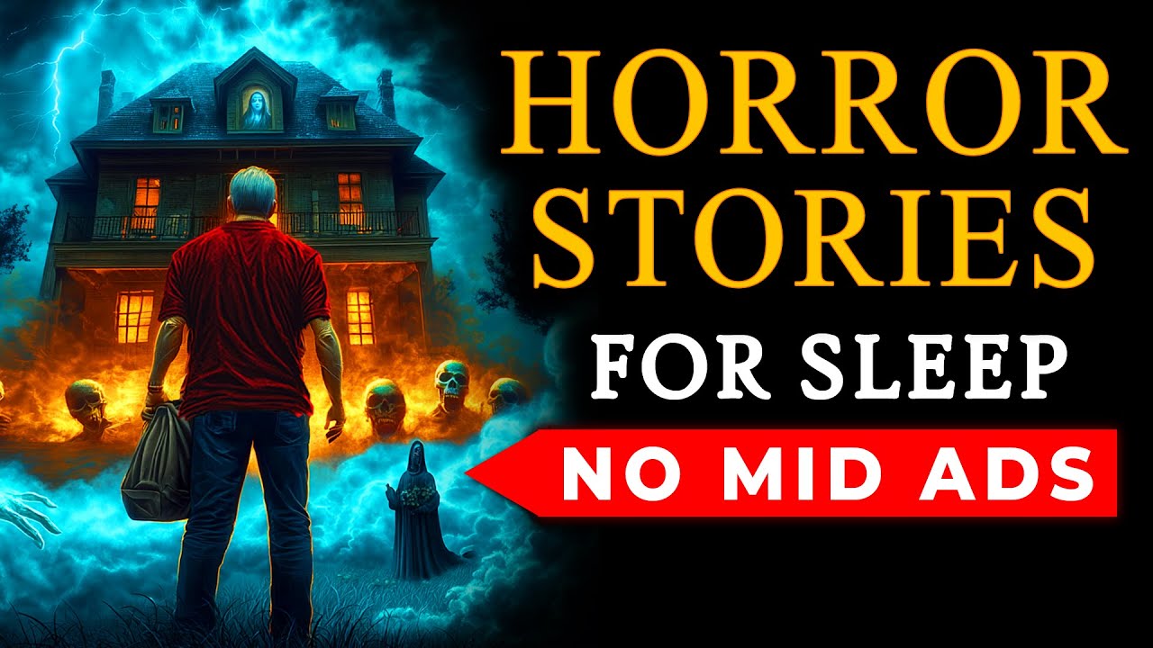 🛑 NO ADS 🛑 TRUE Scary Stories for Sleep | Bedtime Rain Sounds | Black Screen | Vol. 7