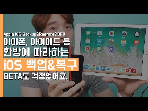 한방에 따라하는 iOS 백업&복구&초기화방법. BETA도 걱정없어요!(Apple iOS Backup&Restore&DFU)