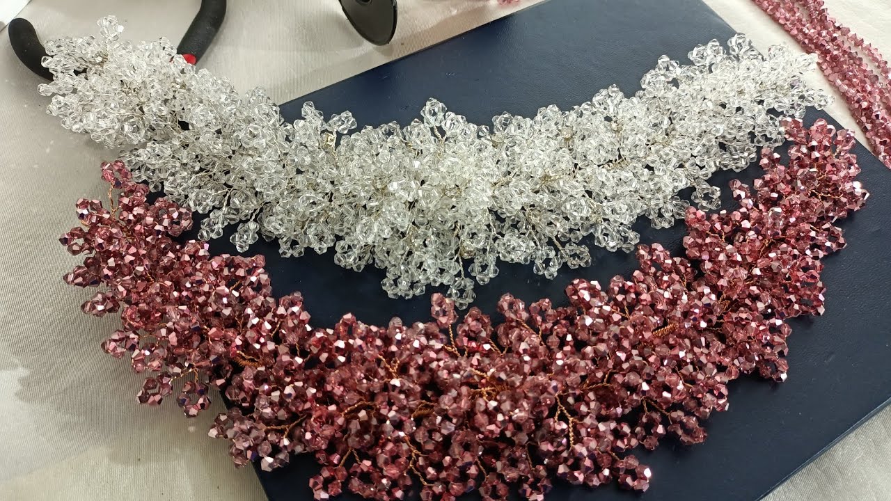 Изготовление короны из хрустальных камней
