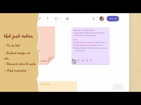 Sticky Notes video preview 2