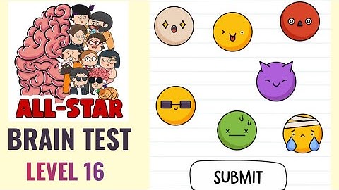 Brain Test All Star Level 16 | Tap them in order | Walkthrough
