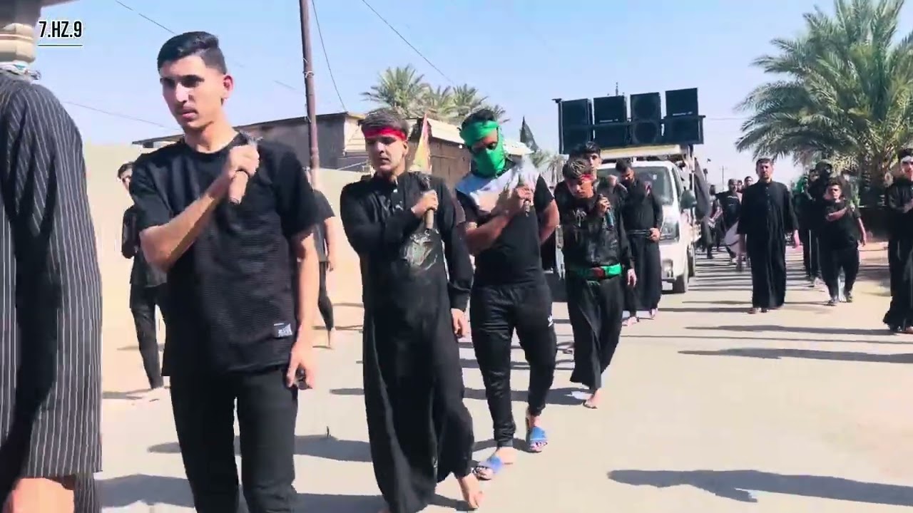 استعراض موكب وحسينية الرسول الاعظم صباح اليوم العاشر من محرم الحرام 1447هـ