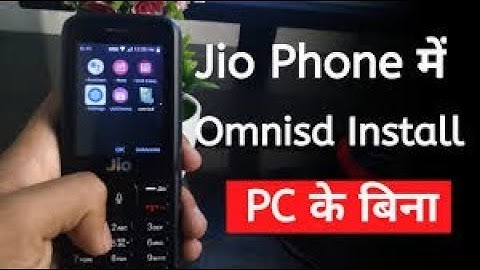 How to Install OmniSD in Jio Phone without PC   Without Computer Method