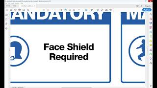 Mandatory Safety Signs English for Construction | ISO 7010 & OSHA Compliant Templates