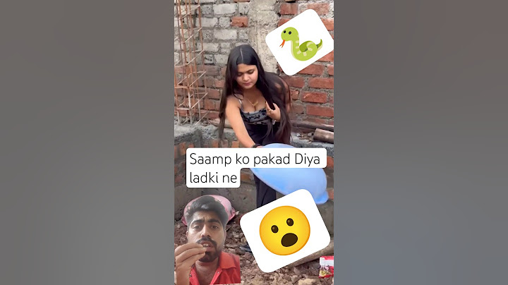 लड़की ने सांप को पकड़ दिया 😮#funny #vlog #comedy #bagahaskater #love #bollywood