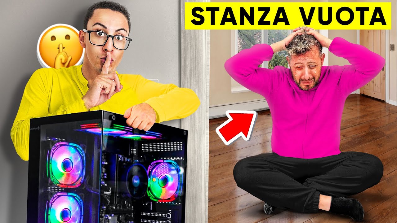 SVUOTO la STANZA di CICCIO a sua INSAPUTA 😂