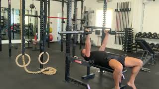 Cambered Swiss Bar Bench Press demonstration