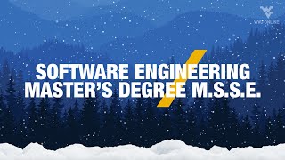WVU Online, Software Engineering Master's Degree M.S.S.E.