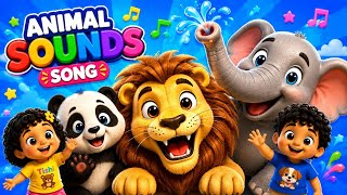 Animal Sounds Song for Kids 🐶🦁 | Animal Names & Sounds | #animalsounds  #animalsongsforkids screenshot 5