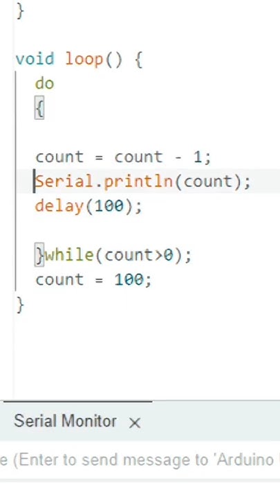 Do-while loop in an Arduino UNO. #arduino #coding #electronics #iot # ...