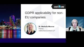 Dr. Nathalie Moreno, Addleshaw Goddard LLP- GDPR applicability for non-EU companies screenshot 2