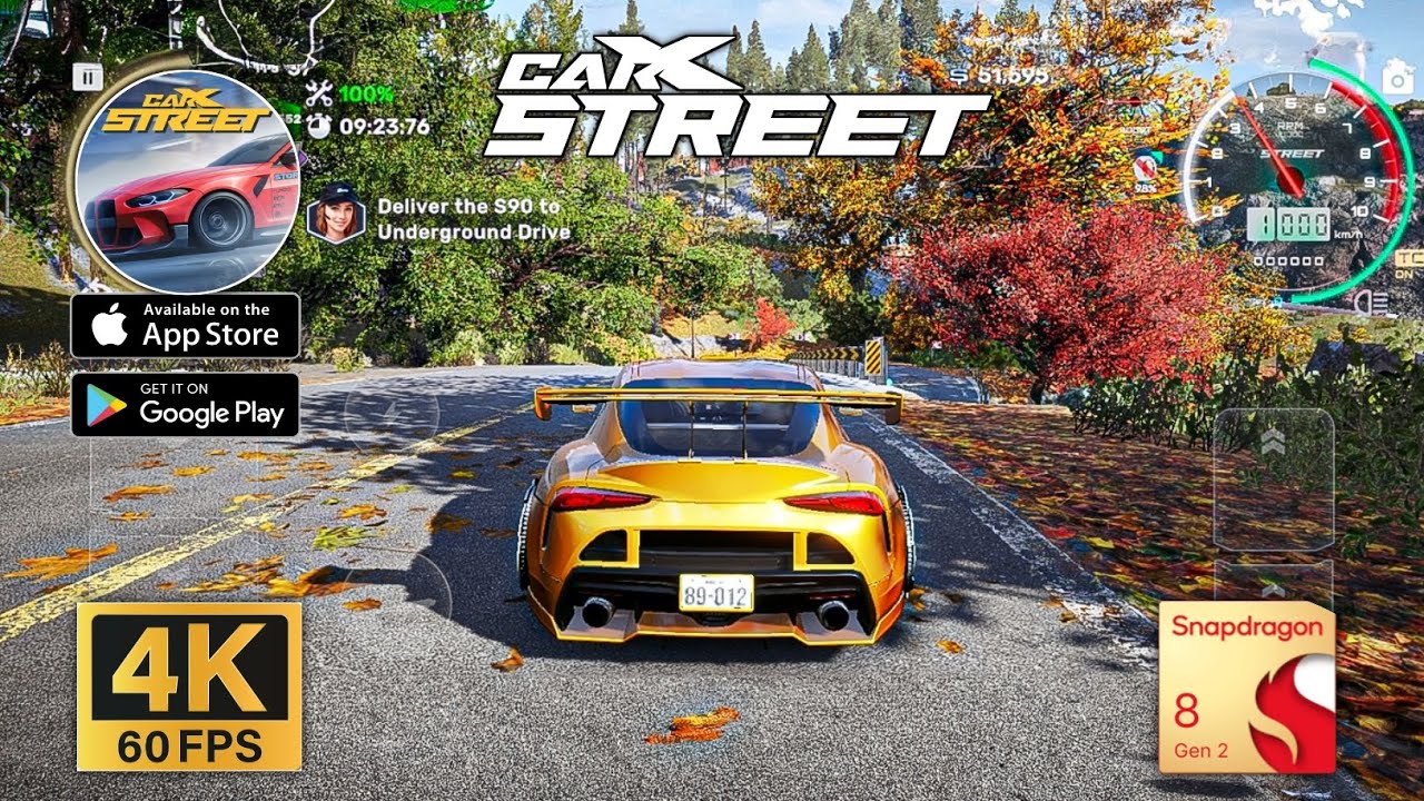 Carx Street 4k graphics - Supra mk-5 | Max Graphics Gameplay - iQOO Neo 9 pro | sd 8 gen 2