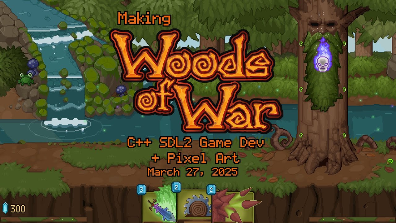C++ Game Dev and Pixel Art ️Making Woods Of War - YouTube