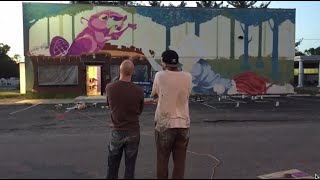 Feed Ur Beaver - Controversial Mural