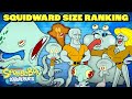 Squidward ranking by size   spongebob