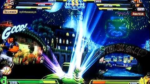 MVC3 Online Match 8 sylintasassyn (Wesker/Dante/Chris) vs (Chris/Dante/IronMan) SonicLord XBL