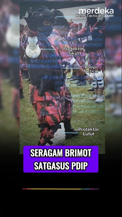 Heboh Gaya Pasukan BRIMOT Satgasus PDIP Gelar Apel #merdekadotcom #pdiperjuangan