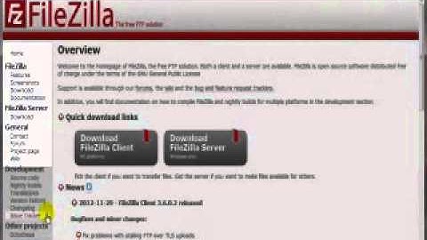 How to Download and Install Filezilla.  Video Tutorial. Lesson 5 of 28.