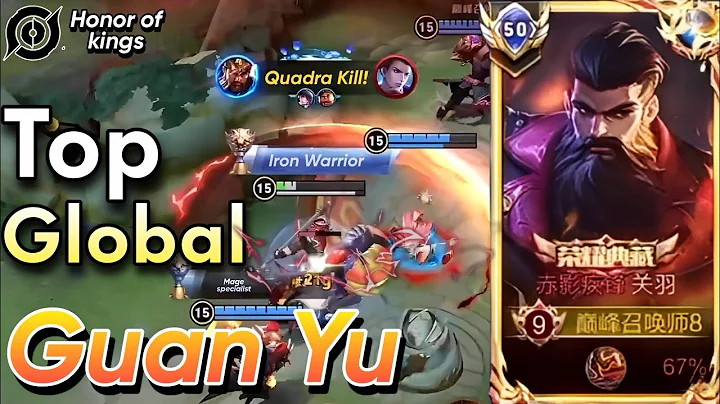 Honor of kings : Top Global Guan Yu Gameplay - DayDayNews