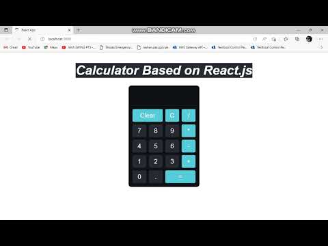 Simple Demo Calculator App | | Based on React.js