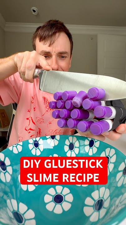 Can I make SLIME with JUST GLUESTICKS?! 🤔👀 DIY NO GLUE SLIME