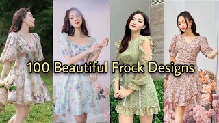 100 Most Beautiful Short Dresses Mini Dresses & Knee Length Dresses | latest Korean Frock Designs