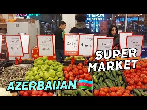 Cheapest Market in Baku || Azerbaijan Grocery Store