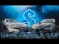 Цены на подержанные Camry. Авто из ОАЭ.